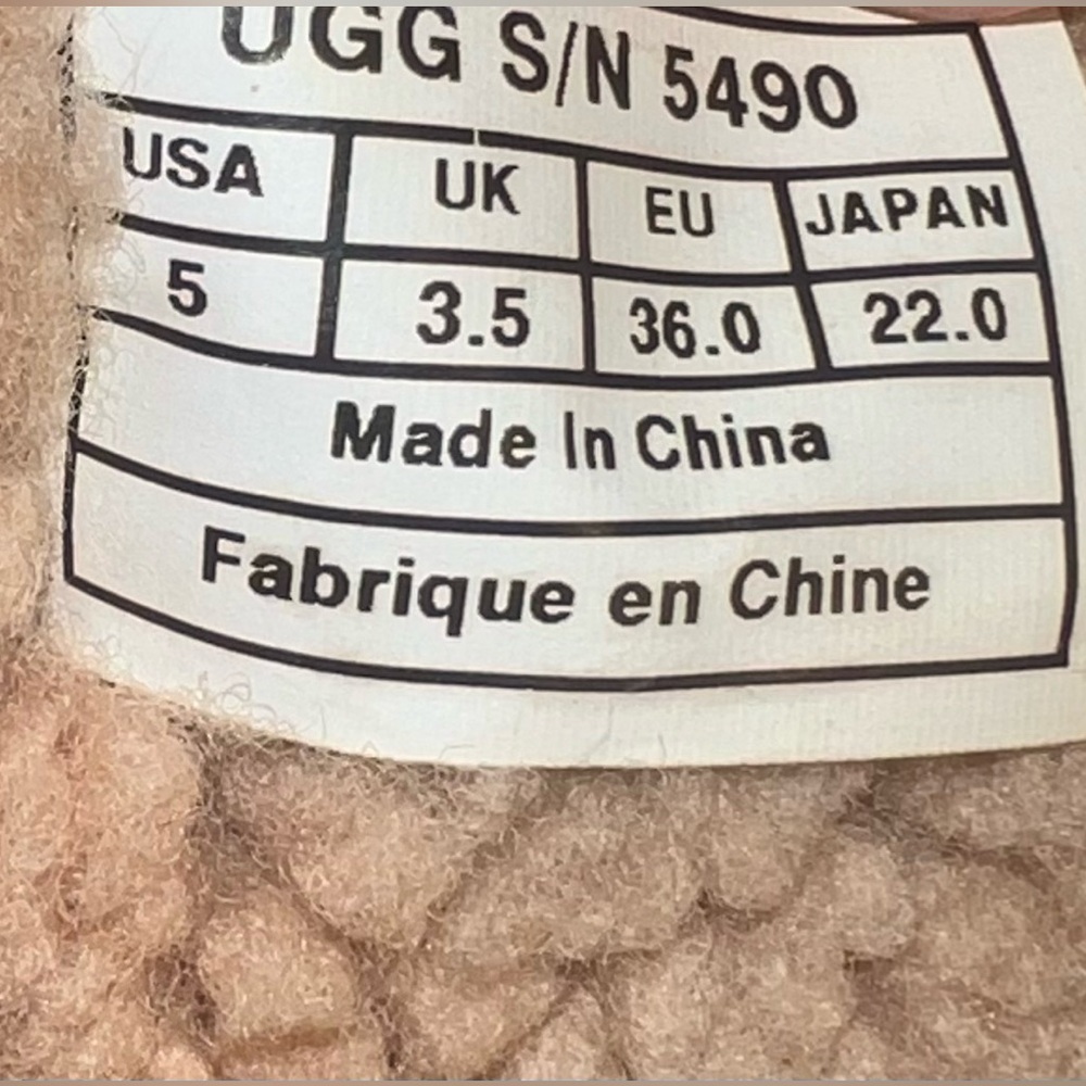 UGG Black Brooks tall Leather Boots with Cream Shearling - Picture 6 of 6